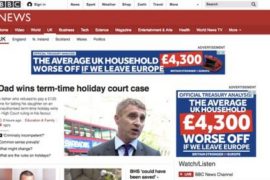 BBC passes the buck over pro-EU website ads