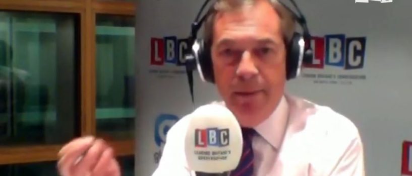 Farage demands BBC apology for ‘blood on hands’ race hate claims